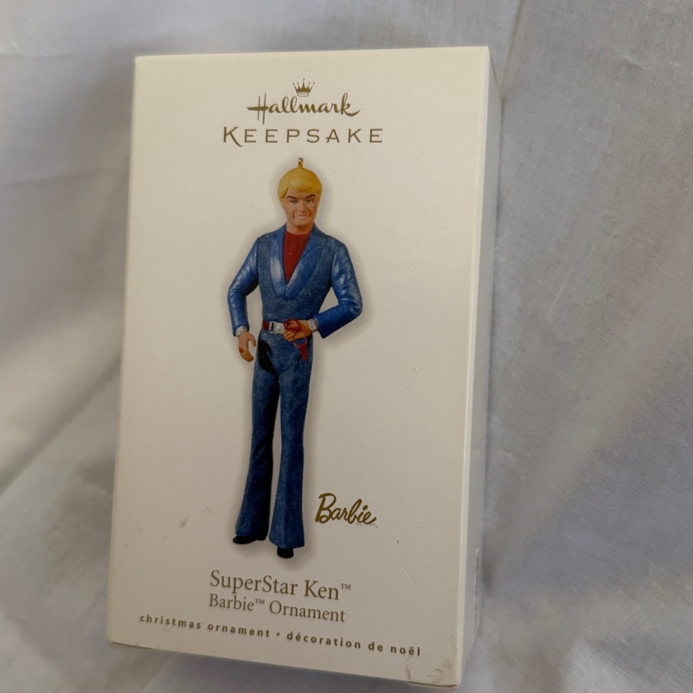 Barbie x Hallmark Keepsake Barbie Superstar Ken ornament